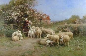 unknow artist Sheep 138 oil painting image